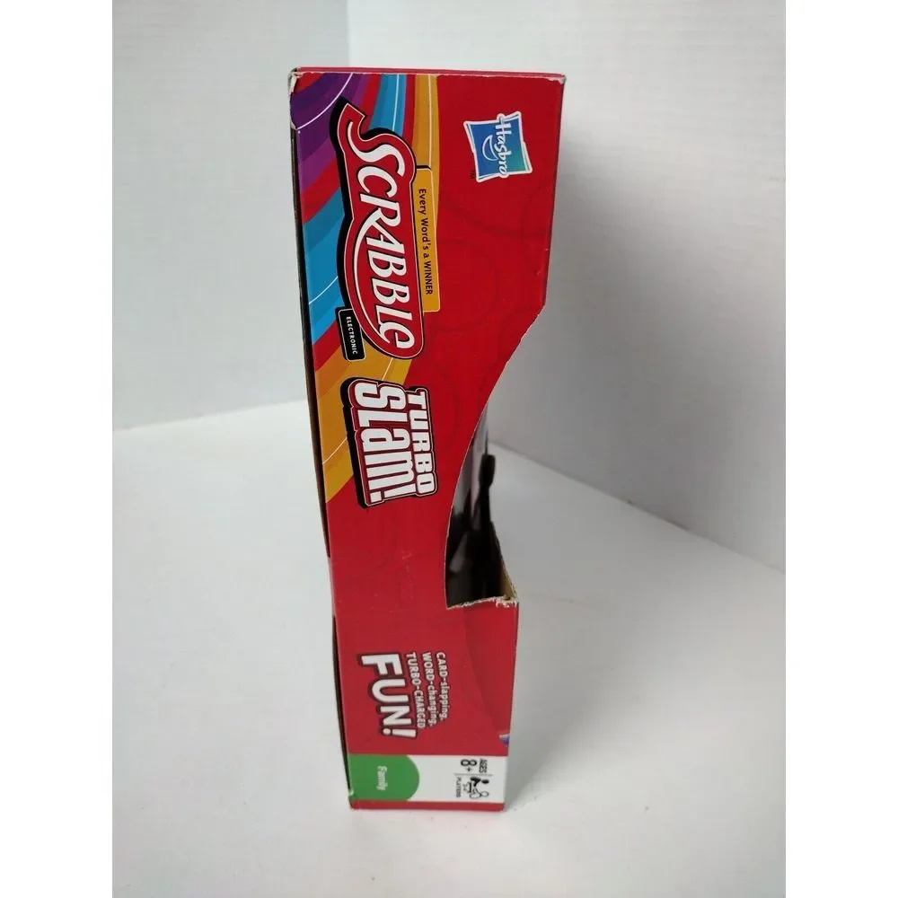 Hasbro Scrabble Electronic Turbo Slam Board Game, BRAND NEW IN BOX